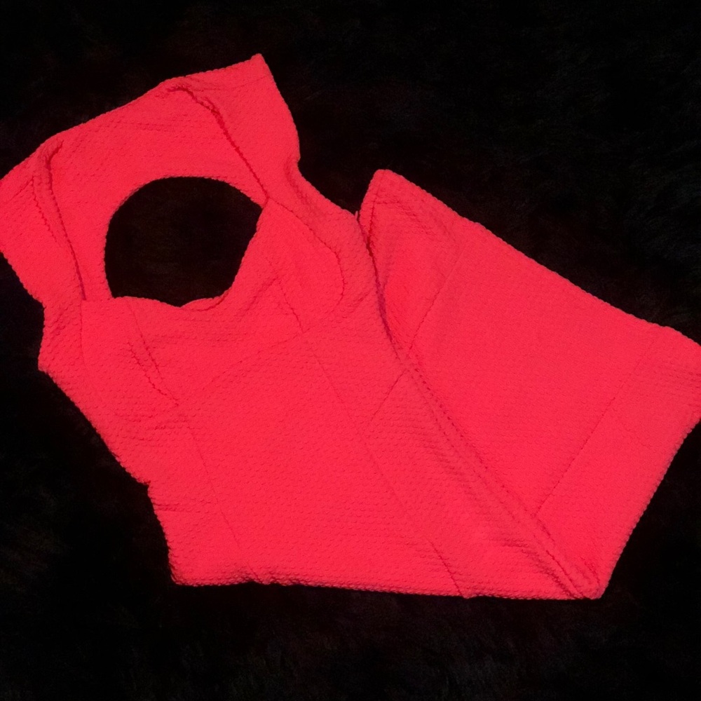 Topshop pink dress